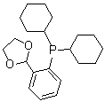 2-(2-二环己基膦基苯基)-1,3-二恶茂分子结构 (CAS 246158-59-8)
