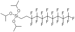 十七氟癸基三异丙氧基硅烷分子结构 (CAS 246234-80-0)