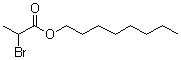 2-Bromopropanoic acid octyl ester molecular structure (CAS 24625-82-9)