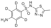 CAS 登录号：2470130-12-0, 磺胺甲二唑-d4
