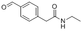N-乙基-2-(4-甲酰基苯基)乙酰胺分子结构 (CAS 2477812-42-1)