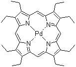 八乙基卟啉钯(II)分子结构 (CAS 24804-00-0)