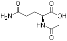 N-乙酰-L-谷氨酰胺分子结构 (CAS 2490-97-3)
