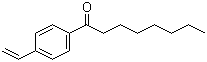 4-辛酰基-1-苯乙烯分子结构 (CAS 24993-87-1)