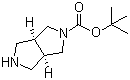 cis-2-Boc-hexahydropyrrolo[3,4-c]pyrrole molecular structure (CAS 250275-15-1)