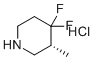 (R)-4,4-Difluoro-3-methylpiperidine hydrochloride molecular structure (CAS 2503325-78-6)
