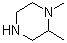 1,2-Dimethylpiperazine molecular structure (CAS 25057-77-6)
