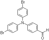 4-[双(4-溴苯基)氨基]苯甲醛分子结构 (CAS 25069-38-9)