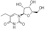 5-乙基尿苷分子结构 (CAS 25110-76-3)