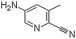 5-Amino-3-methylpyridine-2-carbonitrile molecular structure (CAS 252056-70-5)