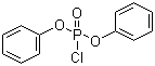 氯磷酸二苯酯分子结构 (CAS 2524-64-3)