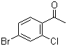 2'-氯-4'-溴苯乙酮分子结构 (CAS 252561-81-2)
