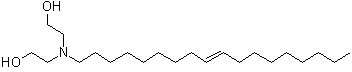 2,2'-(9-Octadecen-1-ylimino)bisethanol molecular structure (CAS 25307-17-9)