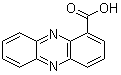 1-吩嗪甲酸分子结构 (CAS 2538-68-3)