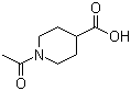 1-Acetyl-4-piperidinecarboxylic acid molecular structure (CAS 25503-90-6)