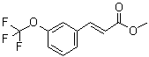 3-[3-(三氟甲氧基)苯基]-2-丙烯酸甲酯分子结构 (CAS 255895-89-7)