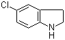 5-氯吲哚啉分子结构 (CAS 25658-80-4)