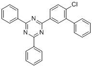 2-(6-氯-[1,1'-联苯]-3-基)-4,6-二苯基-1,3,5-三嗪分子结构 (CAS 2569798-24-7)