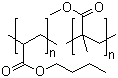 2-甲基丙烯酸甲酯与丙烯酸丁酯的共聚物分子结构 (CAS 25852-37-3)