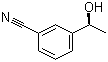 3-[(1S)-1-Hydroxyethyl]benzonitrile molecular structure (CAS 258525-51-8)