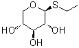 Ethyl 1-thio-beta-D-xylopyranoside molecular structure (CAS 2595-46-2)