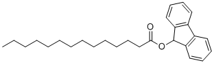 Tetradecanoic acid 9H-fluoren-9-yl ester molecular structure (CAS 2595050-21-6)