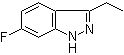 3-乙基-6-氟-1H-吲唑分子结构 (CAS 259750-59-9)