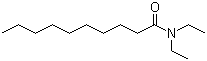 N,N-二乙基癸酰胺分子结构 (CAS 2602-61-1)