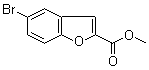 5-Bromo-2-benzofurancarboxylic acid methyl ester molecular structure (CAS 26028-36-4)