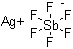 Silver(I) hexafluoroantimonate molecular structure (CAS 26042-64-8)
