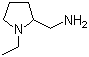 N-乙基-2-氨甲基吡咯烷分子结构 (CAS 26116-12-1)