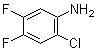 2-氯-4,5-二氟苯胺分子结构 (CAS 2613-32-3)