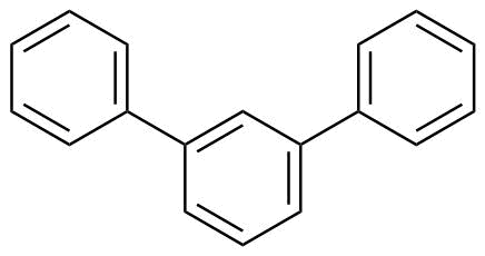 间三联苯分子结构 (CAS 26140-60-3)