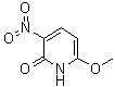 6-甲氧基-3-硝基-1H-吡啶-2-酮分子结构 (CAS 26149-11-1)