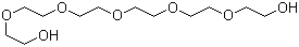 Hexaethylene glycol molecular structure (CAS 2615-15-8)