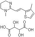 酒石酸甲噻嘧啶分子结构 (CAS 26155-31-7)