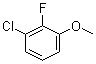 3-氯-2-氟苯甲醚分子结构 (CAS 261762-56-5)