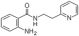 2-氨基-N-[2-(2-吡啶基)乙基]苯甲酰胺分子结构 (CAS 261765-37-1)
