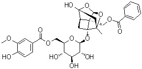 牡丹皮苷 J分子结构 (CAS 262350-52-7)