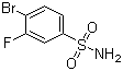 4-溴-3-氟苯磺酰胺分子结构 (CAS 263349-73-1)