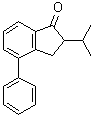 2,3-二氢-2-异丙基-4-苯基-1H-茚-1-酮分子结构 (CAS 263560-14-1)