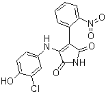 SB 415286分子结构 (CAS 264218-23-7)