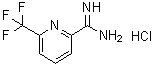 6-(三氟甲基)-2-吡啶甲脒单盐酸盐分子结构 (CAS 264884-49-3)