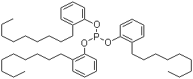 Tris(nonylphenyl) phosphite molecular structure (CAS 26523-78-4)