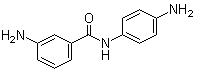 3,4'-二氨基苯甲酰苯胺分子结构 (CAS 2657-93-4)