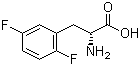 2,5-二氟-D-苯丙氨酸分子结构 (CAS 266360-61-6)