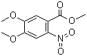 6-硝基藜芦酸甲酯分子结构 (CAS 26791-93-5)