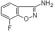 3-氨基-7-氟-1,2-苯并异恶唑分子结构 (CAS 268734-39-0)