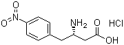 (S)-3-Amino-4-(4-nitrophenyl)butyric acid hydrochloride molecular structure (CAS 270062-87-8)