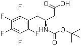 Boc-(S)-3-Amino-4-(pentafluorophenyl)butyric acid molecular structure (CAS 270063-42-8)